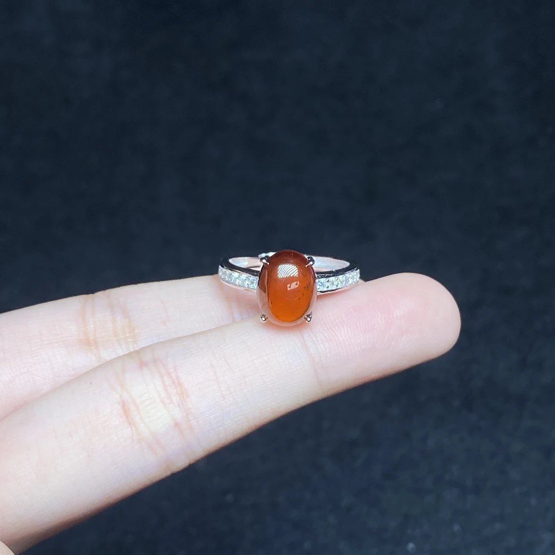 【小北好物】石榴石戒指23-17QL01X1199【多样性发一件】约8*10mm