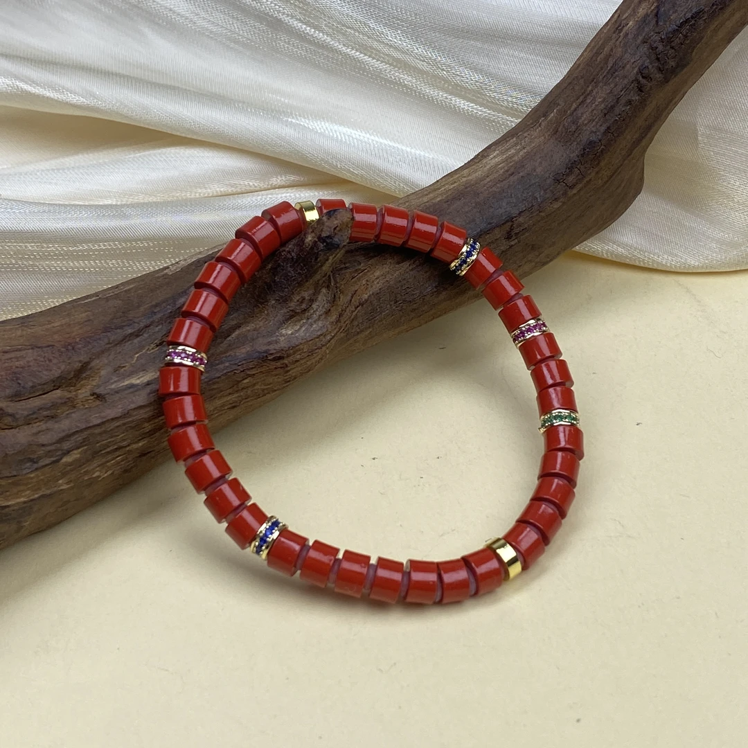 含辰砂工艺品【小北严选】朱砂手串-16H109X93【多样性发一件】