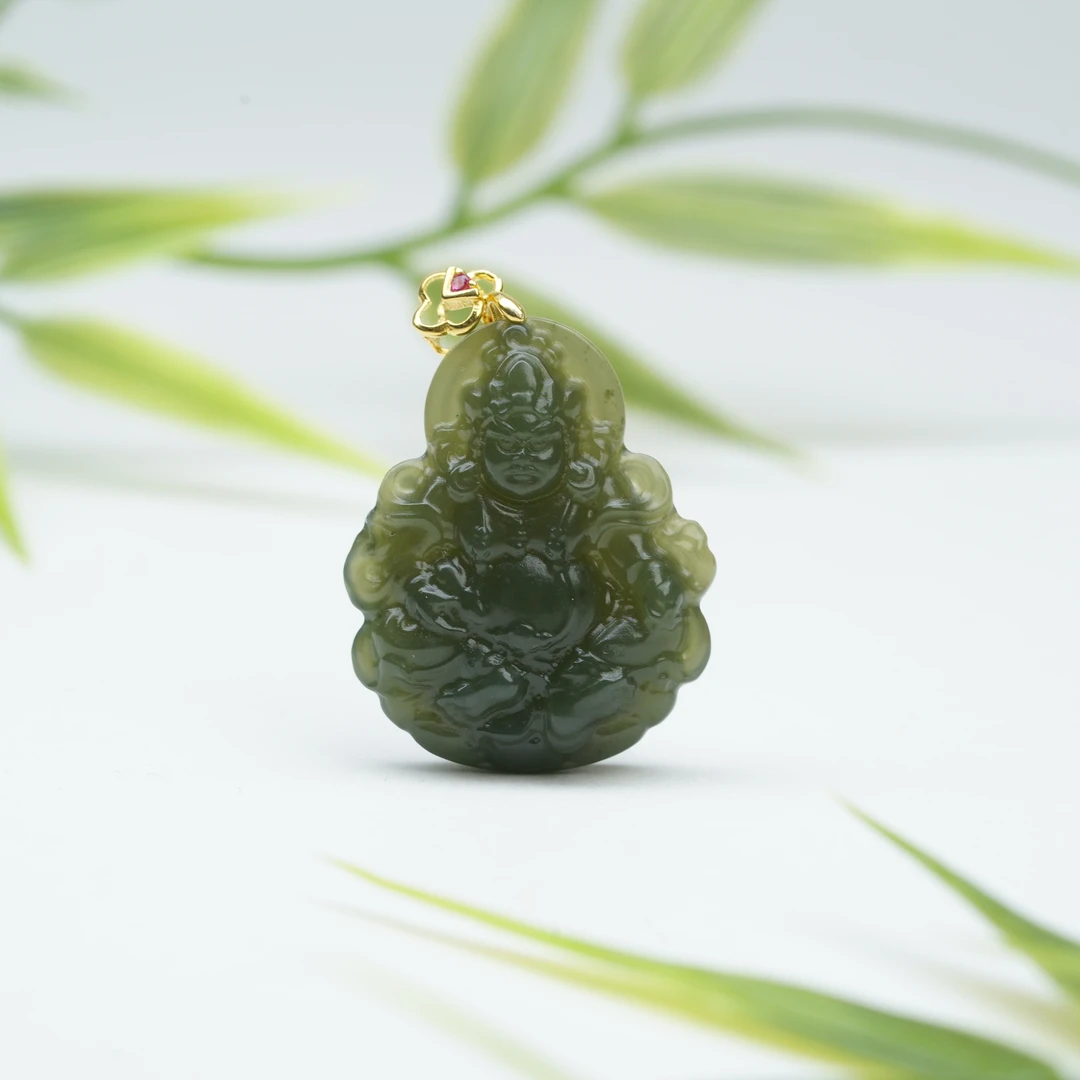 【小北好物】s925银和田玉吊坠4-17QH190X93【多样性发一件】