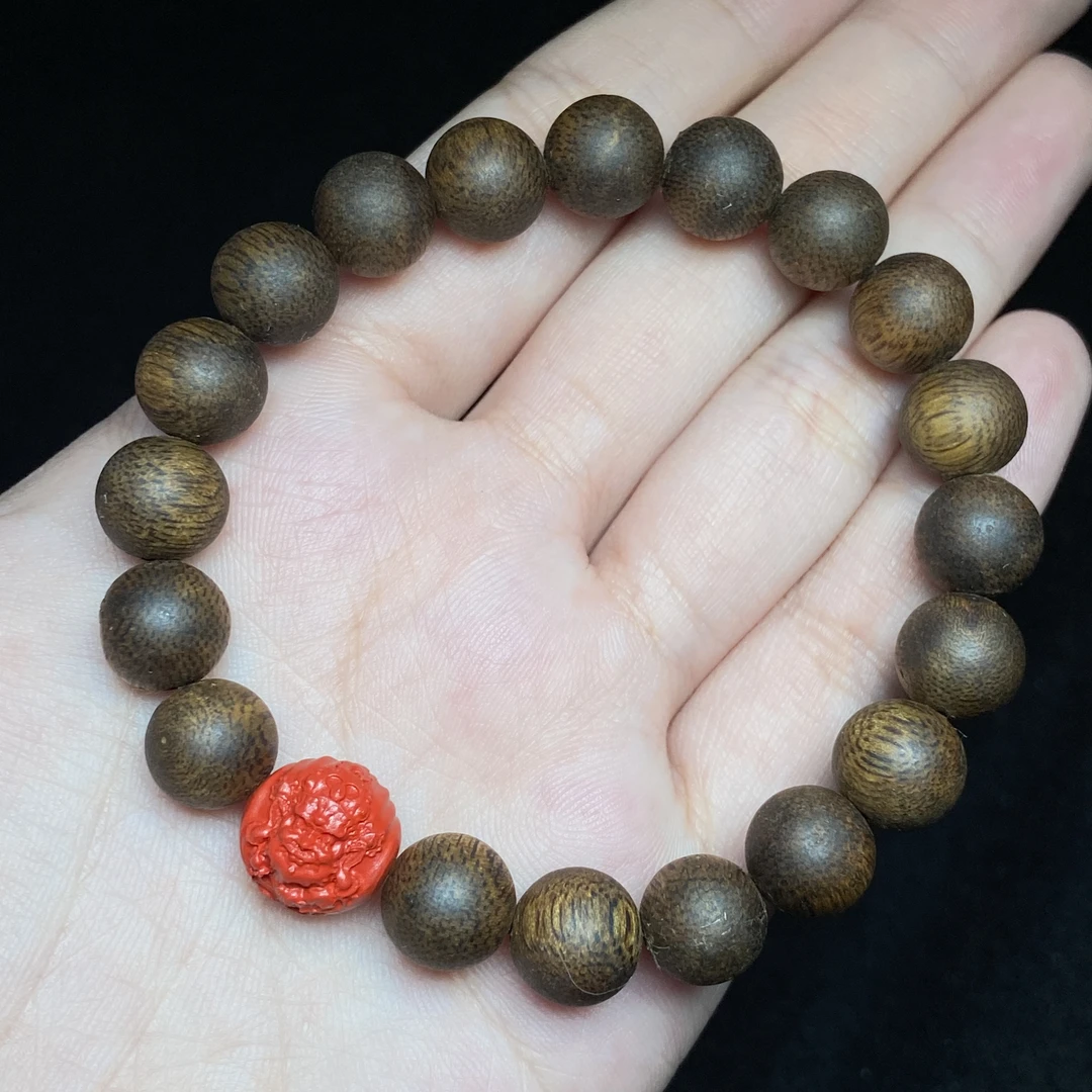 【小北严选】沉香DIY单圈手串19-16H81X128【多样性发一件】约9.5mm+