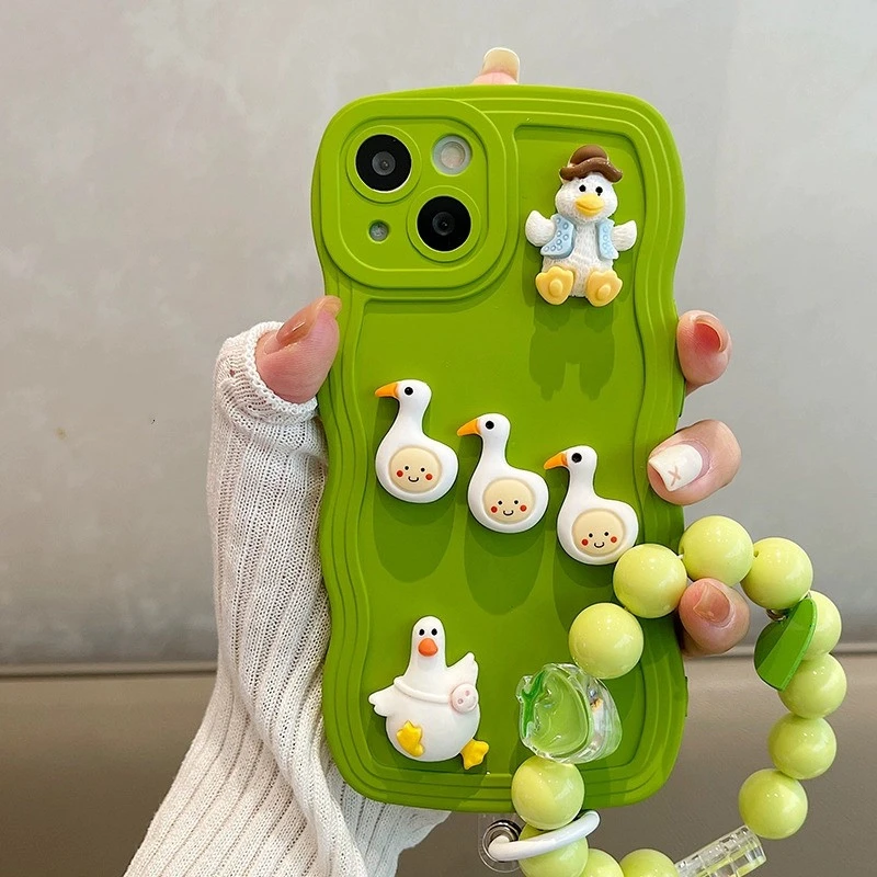 【阿美专属】卡通立体可爱鸭手机壳适用苹果/华为/oppo/vivo/小米