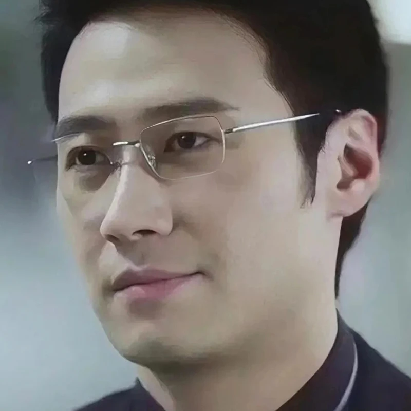 黎明同款眼睛架近视男可配度数专业商务百搭半框眼镜清冷斯文败类