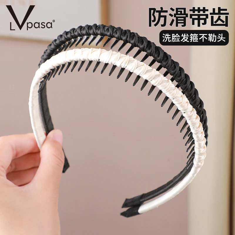 洗脸发箍女用头箍碎发刘海前额发卡网红2025新款敷面膜带齿防滑