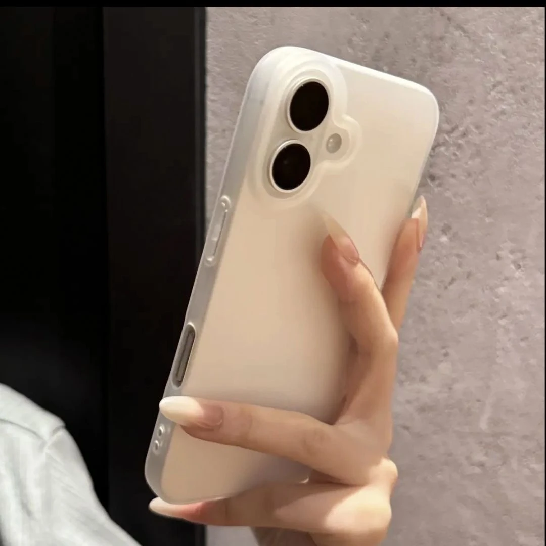 磨砂纯色适用苹果16PRO手机壳16简约iPhone15Promax防摔14/13/12