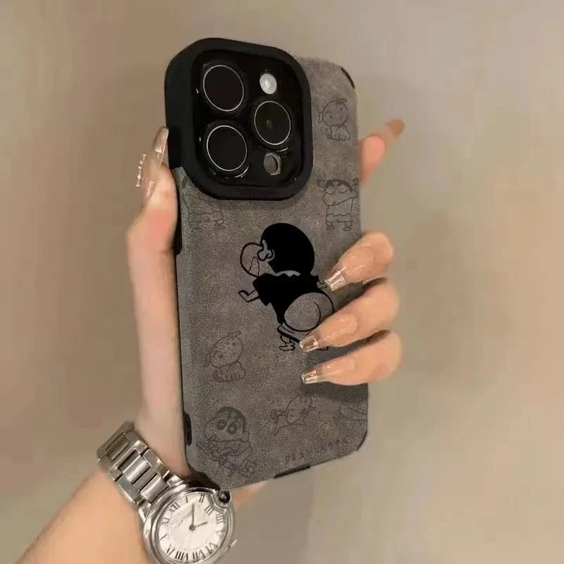 翘臀小新高级适用苹果16PRO手机壳iPhone14Promax创意13简约XR软