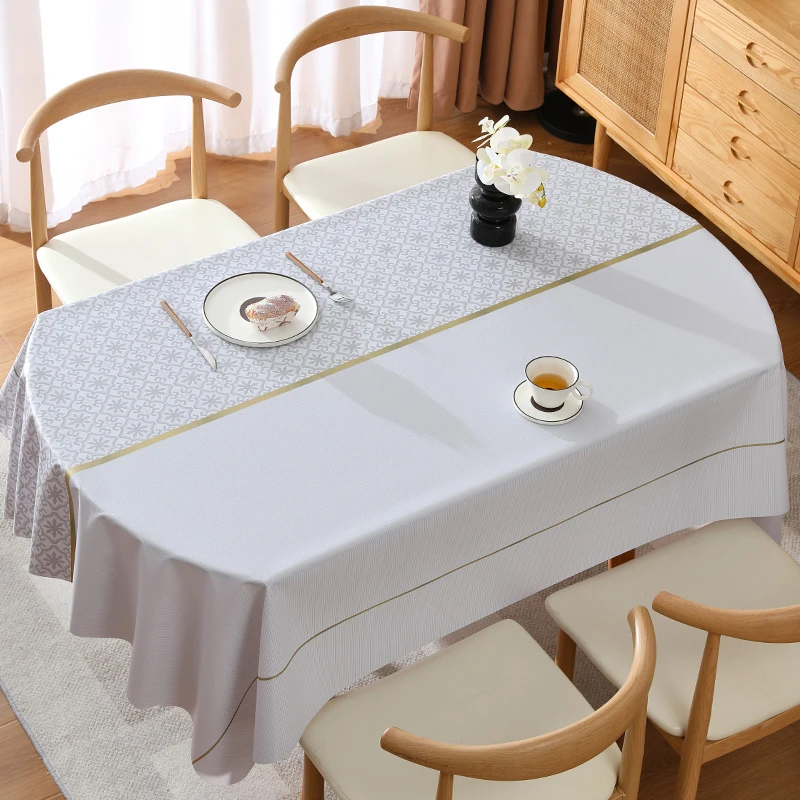 本知锦上添花桌布防水防油防烫免洗网红直播推荐家用防污新款2024