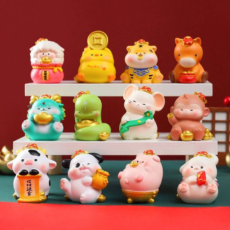 生肖财神桌面公仔骨折价