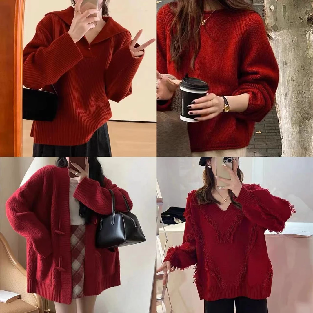 100~200编码[毛衣合集]都在一号对应号码早秋针织衫毛衣秋冬慵懒