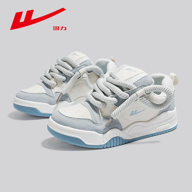 回力女鞋小白鞋2023秋季新款女士厚底透气百搭正品国潮板鞋2908z