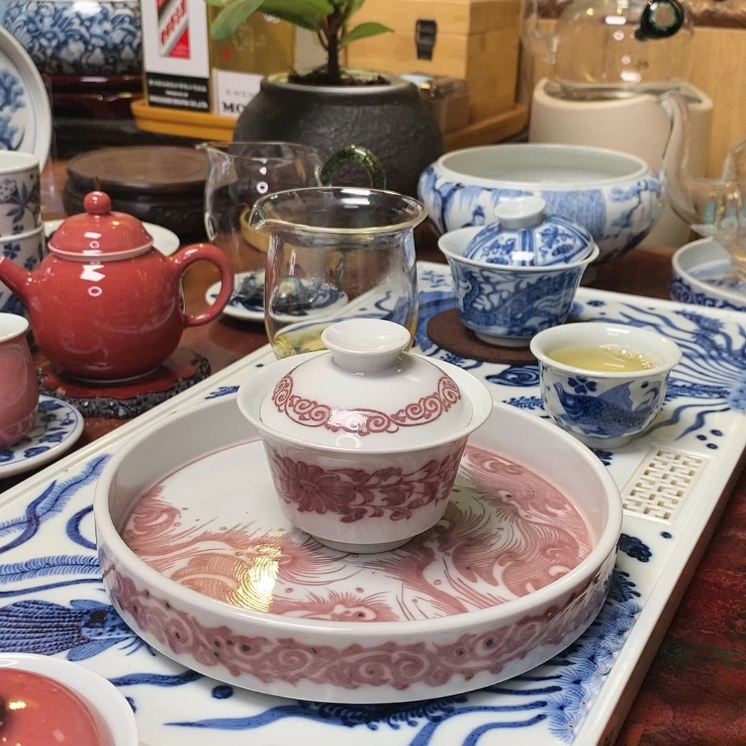 ?*哥会员礼品杯蓝釉杯