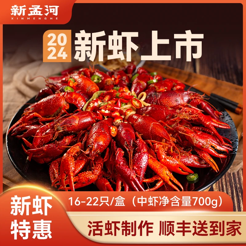 新孟河【2024年新虾】调味小龙虾三种口味任选