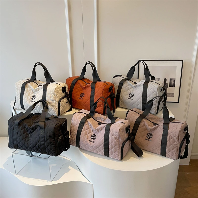 新款短途旅行包女大容量旅游行李袋手提出差轻便防水入院待产收纳