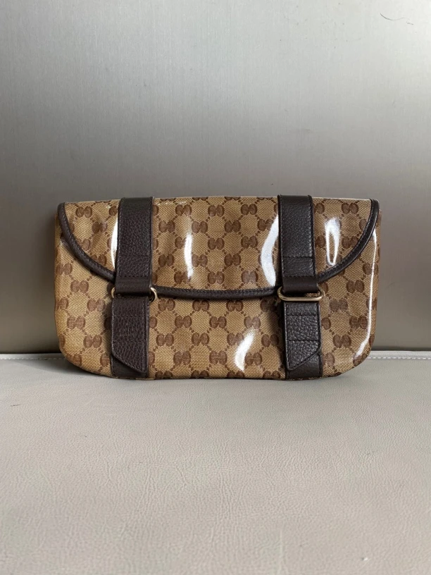95新 GUCCI/古驰 胸包水晶pvczp007
