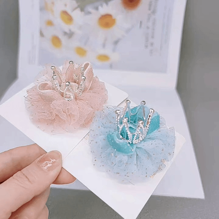A095-A097可爱儿童小皇冠发夹女童头饰小女孩节庆生日装扮配饰