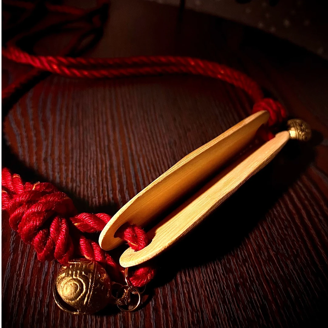 【王竹子】《禁言》 纯手工装饰品 麻绳艺品