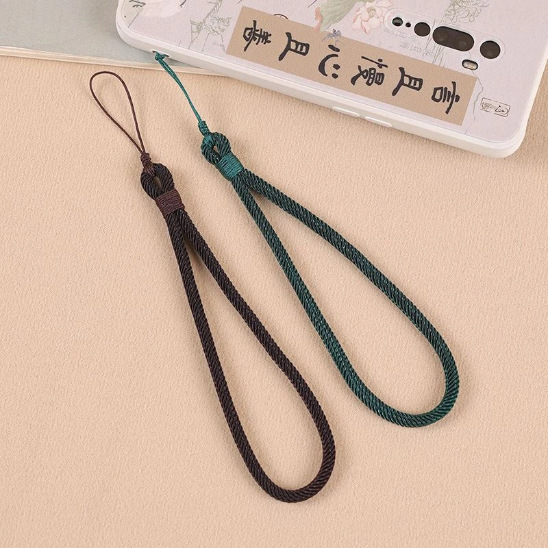 手工原创手机挂绳短款手腕绳加粗手工编织结实手机绳挂件腕带绳子