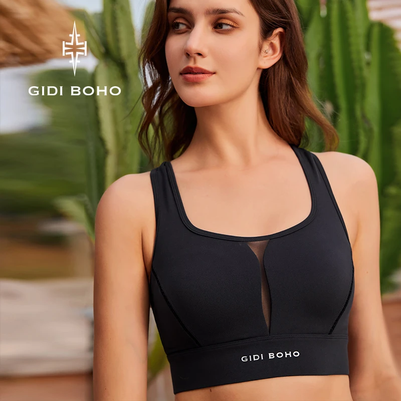 GIDI BOHO/极地薄荷初秋新款瑜伽服运动时尚外穿性感裸感运动美背