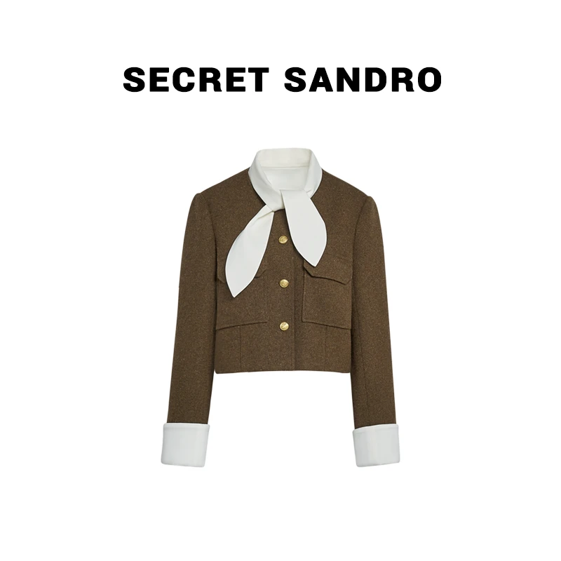 【Secret Sandro】鸥纪儿 短外套 J63221012R