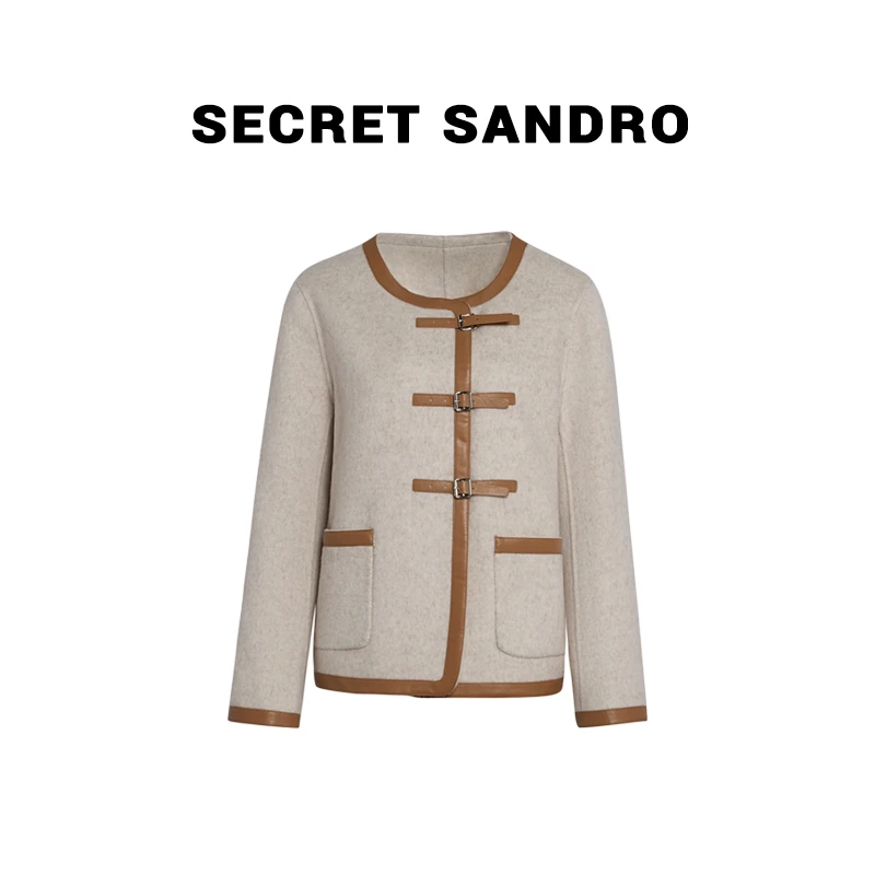 【Secret Sandro】鸥纪儿 毛呢外套 V83220464R