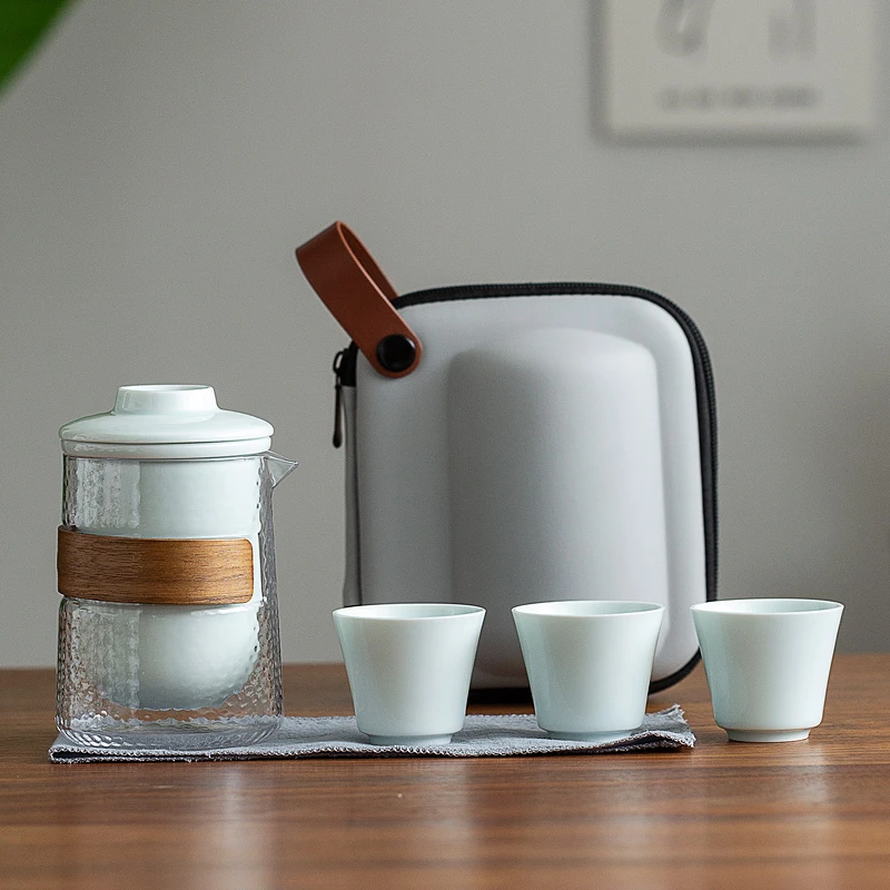 晟翔一壶三杯旅行快客茶具便携家用
