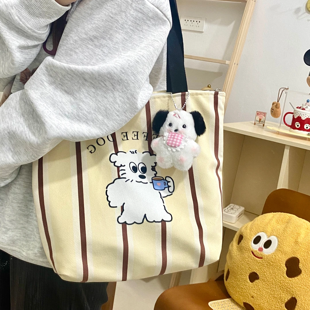 帆布包ins学生上课通勤大容量包包ins手提袋上班专用休闲百搭百搭