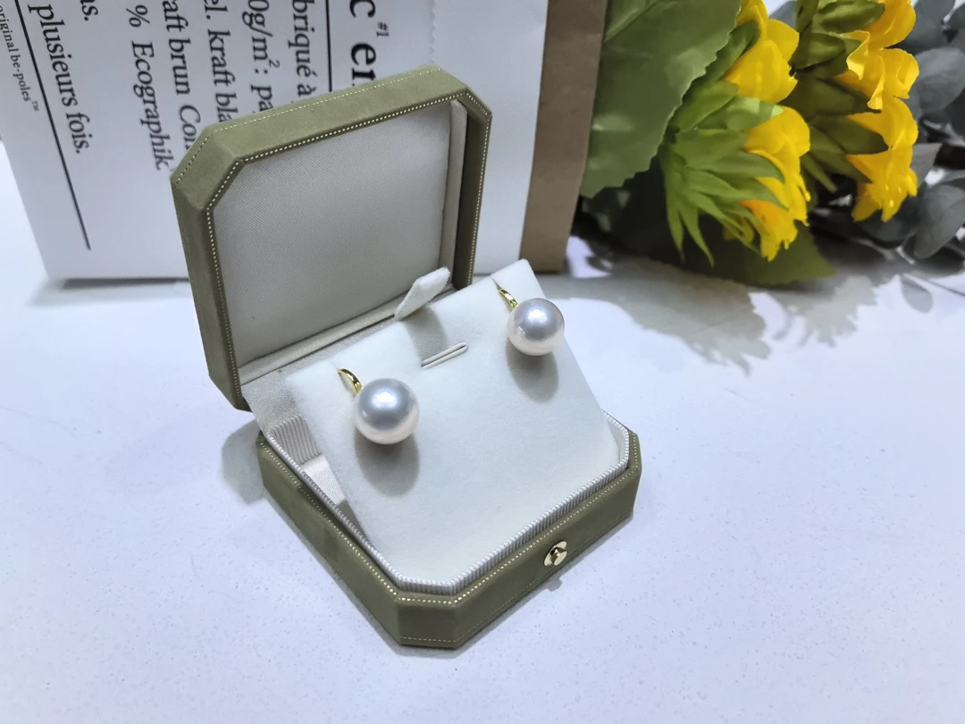 98号天然珍珠高跟鞋s925银13-14mm