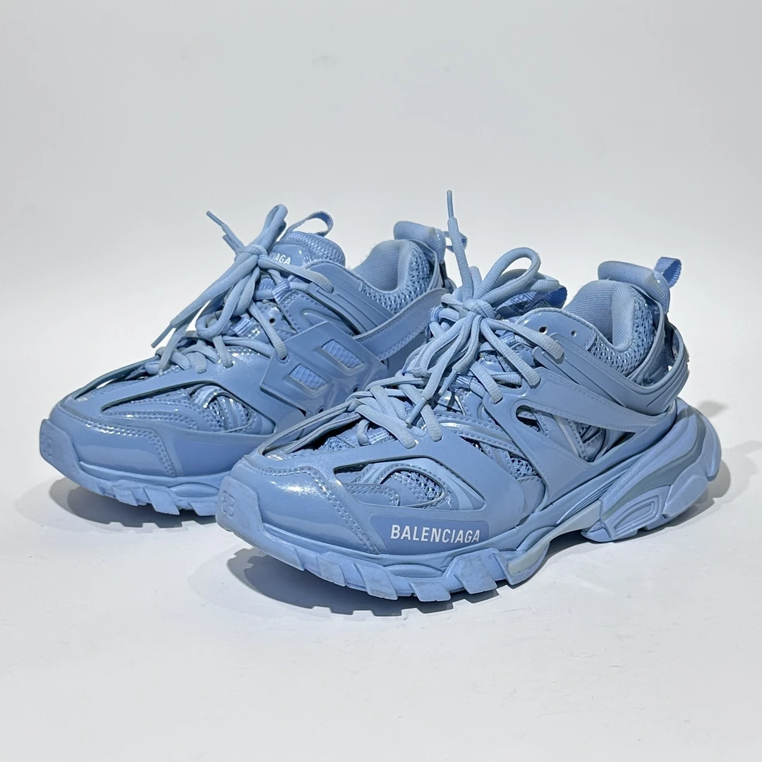 37码/98新/Balenciaga/巴黎世家 Track 雾霾蓝时尚老爹鞋/ML0729