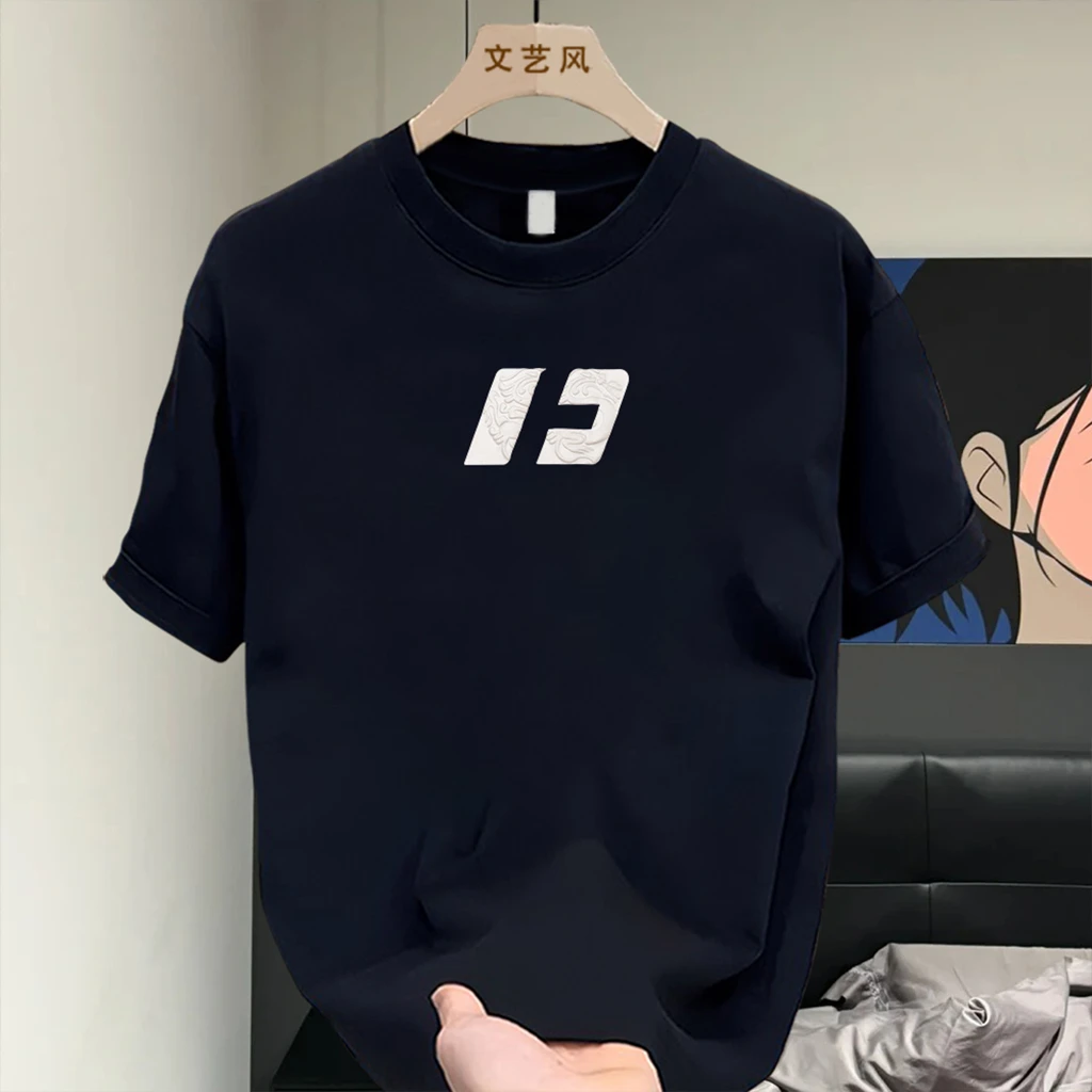 美式痞帅重磅短袖T恤青年男女百搭款夏季ins潮牌街头宽松圆领上衣