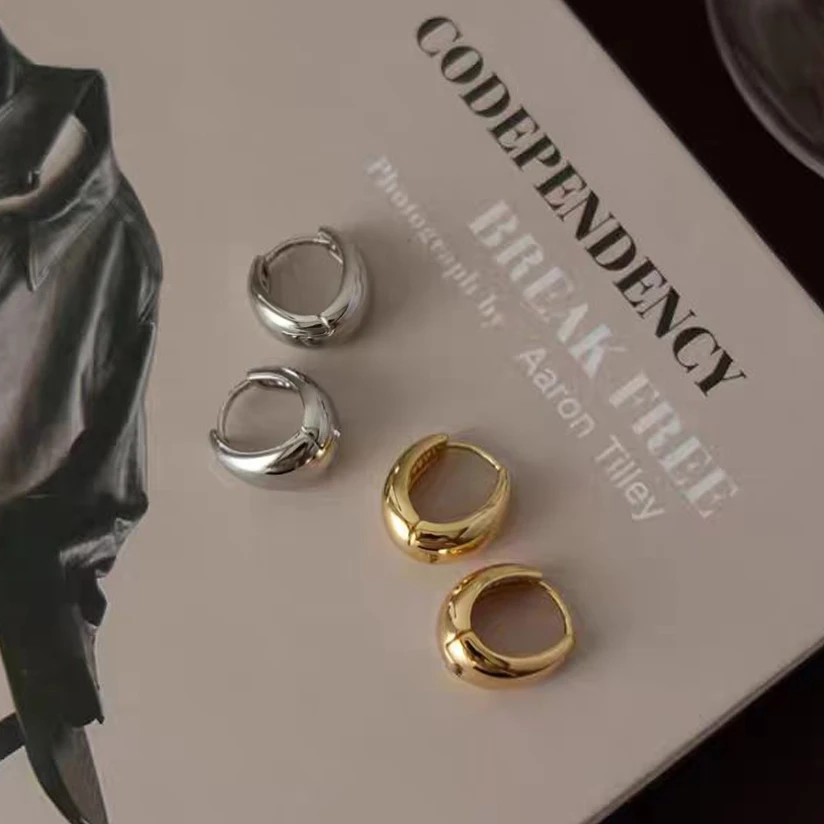 铜合金耳饰  时尚流行耳饰女款 轻奢ins风高级感小耳圈耳钉耳扣