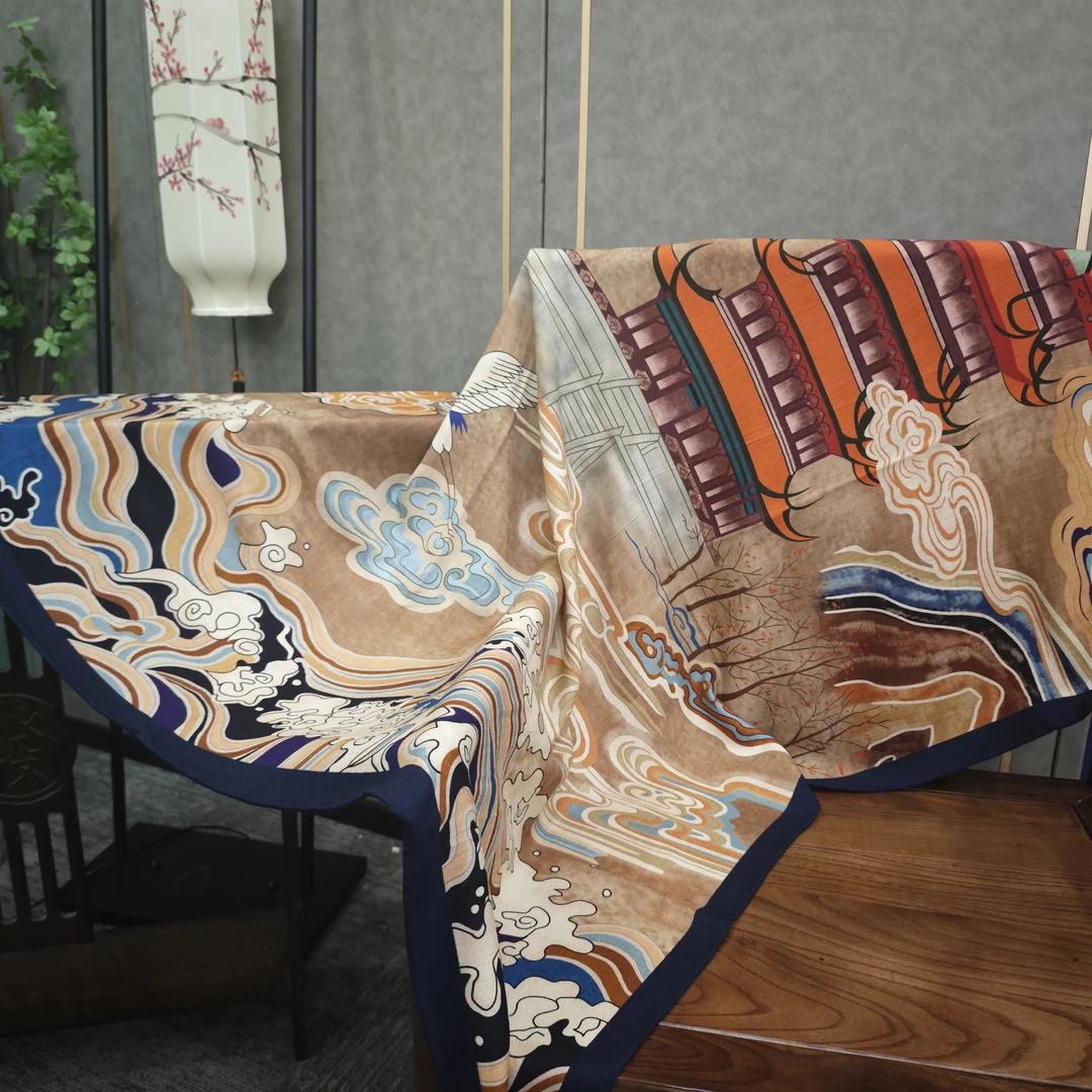 【帝妃丝绸】新款140丝毛桑蚕丝真丝丝巾