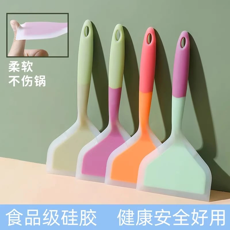 【主播推荐】耐高温烙饼硅胶煎铲不粘锅铲玉子烧锅铲厚蛋烧铲家用铲
