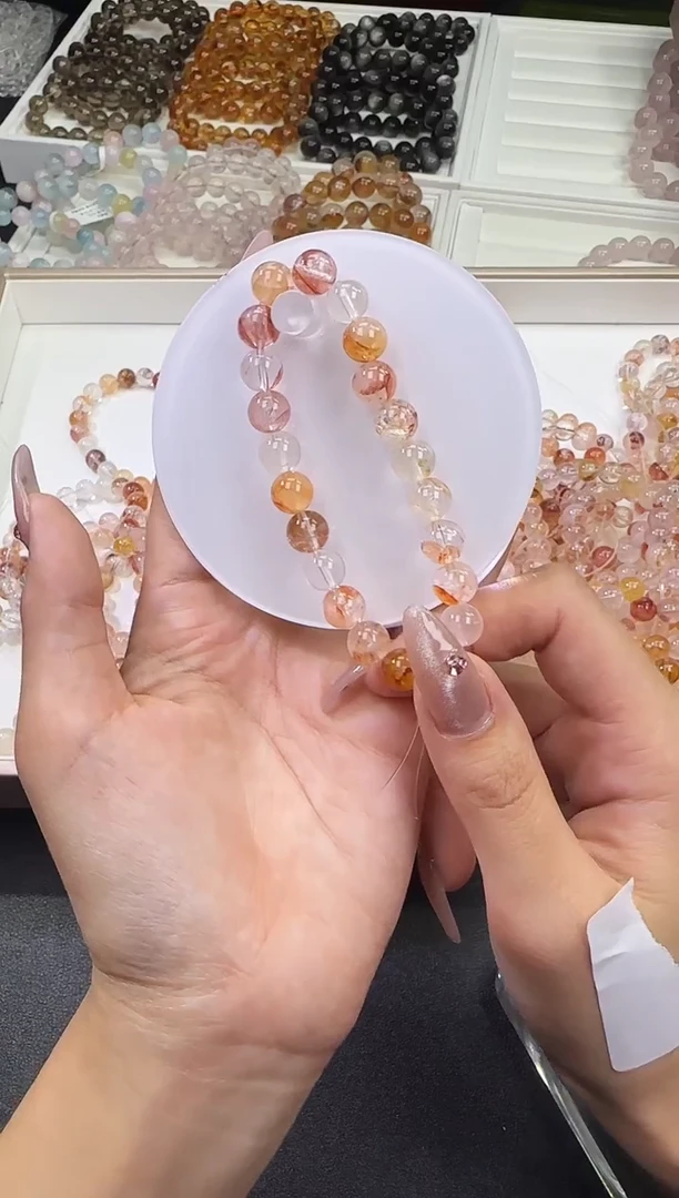 【闪购商品】水晶/未镶嵌糖果胶花8mm