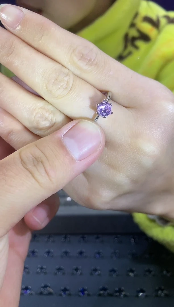 【闪购商品】碧玺戒指银S925镶嵌010