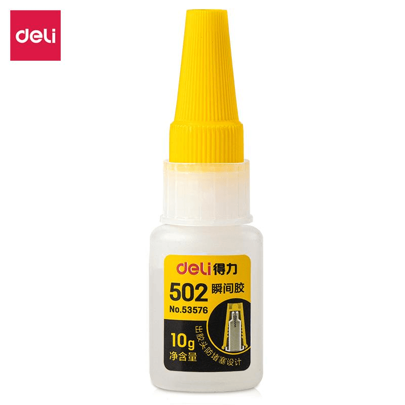 53576瞬间胶透明502黏力强牢固可粘金属陶瓷橡胶10g/瓶