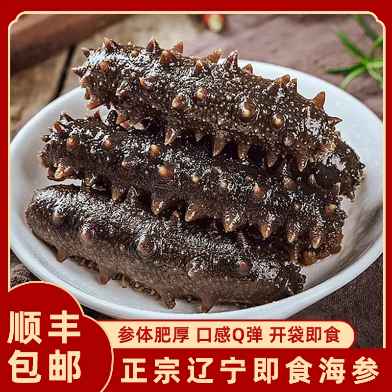 大连即食海参深海捕捞非干货辽刺参真空一斤装每斤6头顺丰包邮