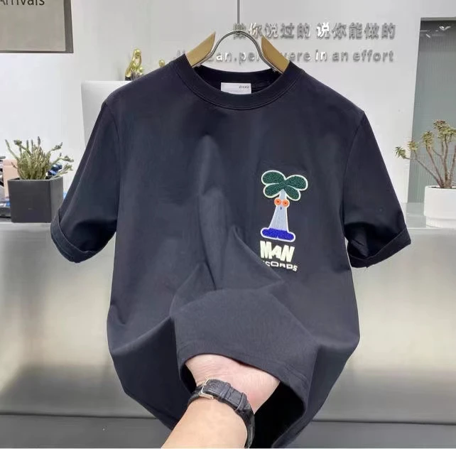 -69893-春夏2025新款圆领短袖男女同款T恤
