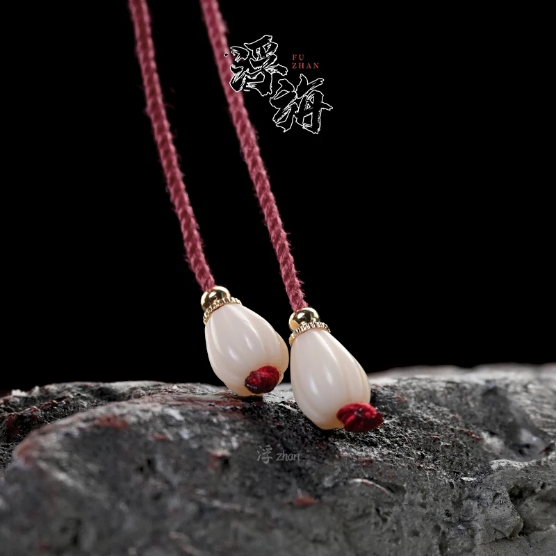 6MM琉璃瓜珠弟子珠文玩星月菩提椰蒂108手串DIY配饰配珠配件一对