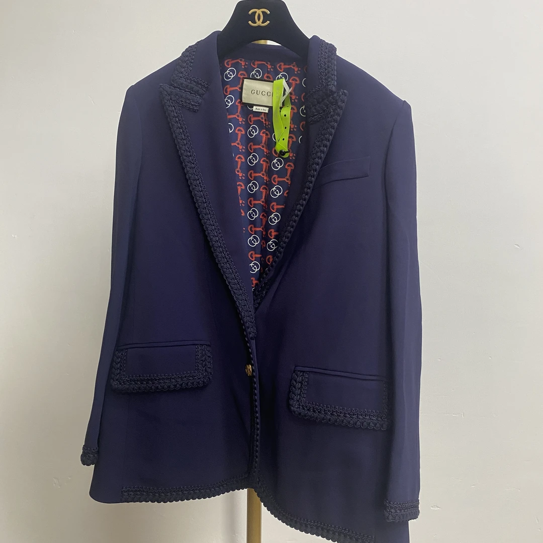 古驰西装外套40码/肩38/胸98/长68/C00217