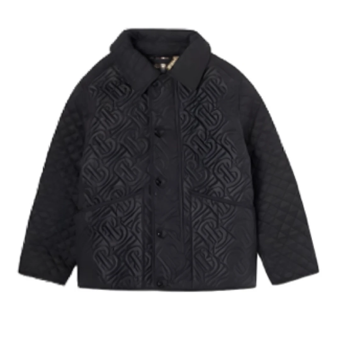 99新 BURBERRY/博柏利 博柏利14Y印花棉服/D00711