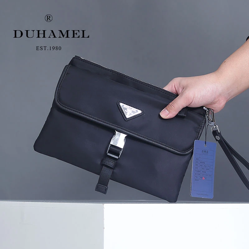 2023时尚洋气新款手包潮流男手拿包手抓包牛津纺尼龙帆布商务休闲