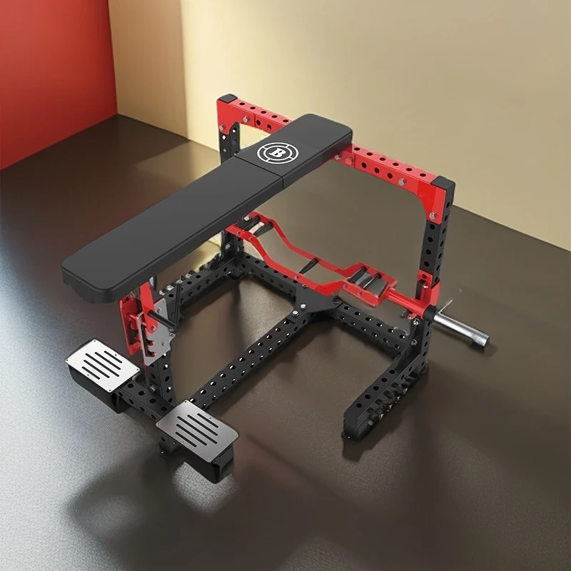 健身房家庭力量训练REP器械推臀桥钟摆蹲上斜飞鸟多功能健身设备