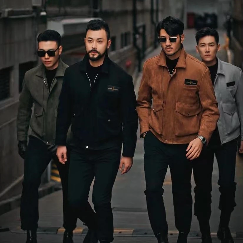 【唤醒狮】001-100设计师风格男装 备注身高体重男士休闲外套夹克