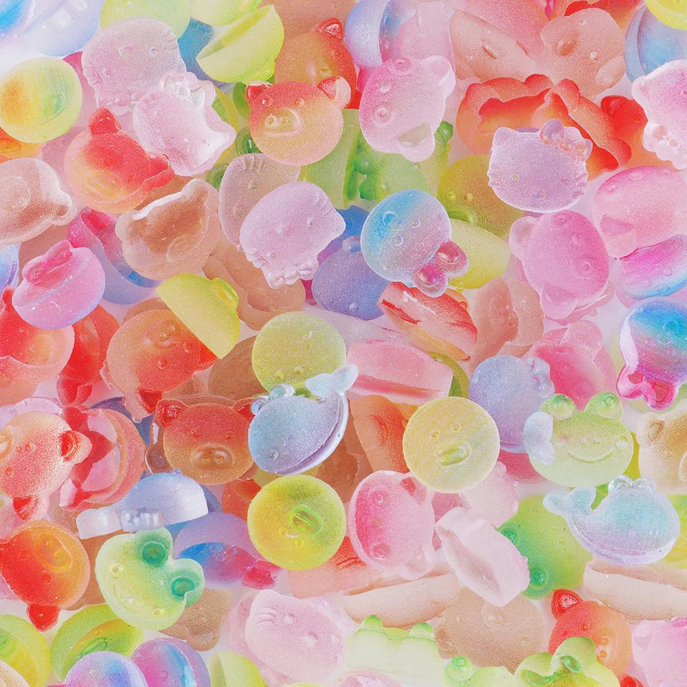 「夜光动物软糖」Meow" 喵家 夜光迷你立体摆件可爱DIY迷你手工玩具