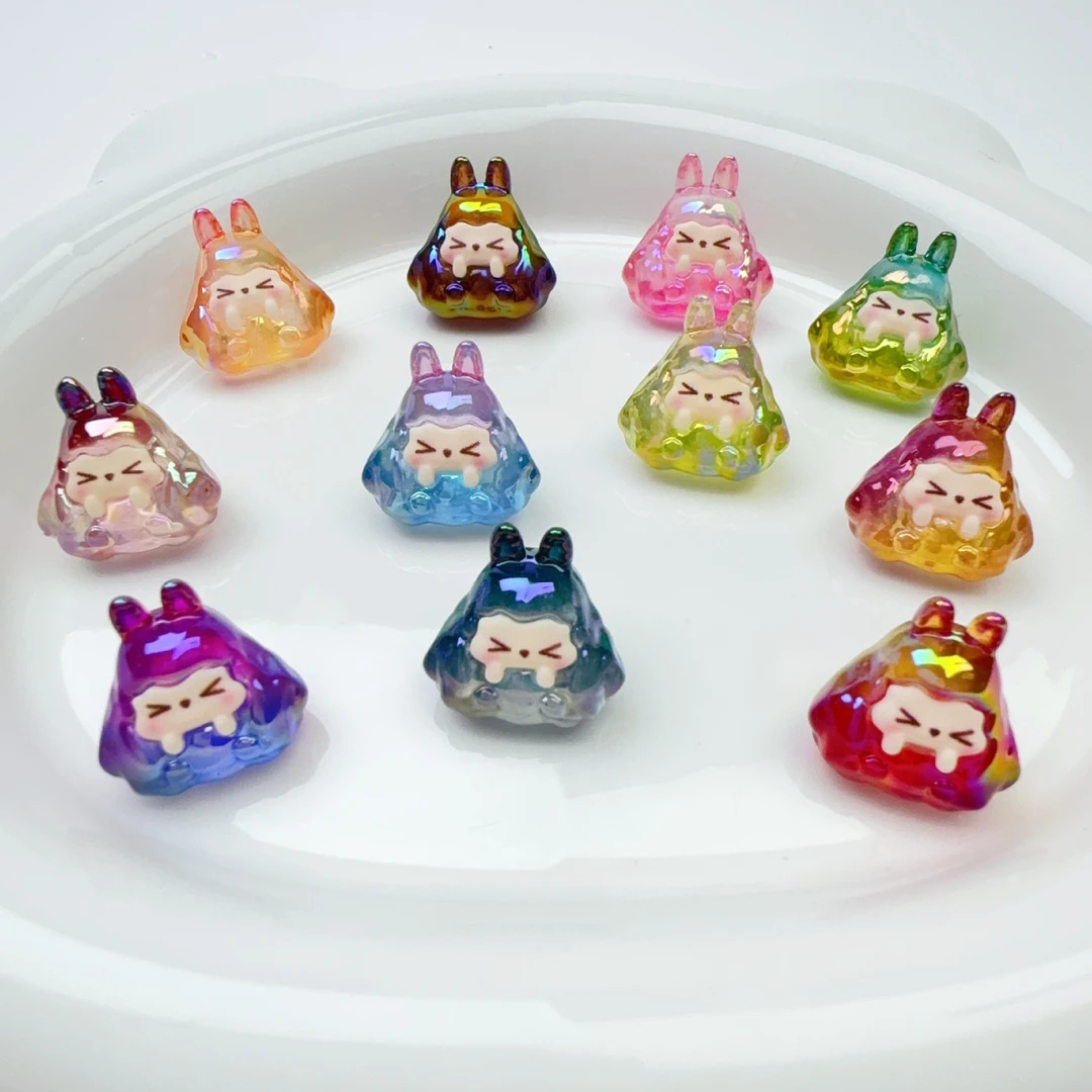 「渐变塔塔！」Meow" 喵家 迷你卡通摆件可爱DIY仿真迷你玩具手工