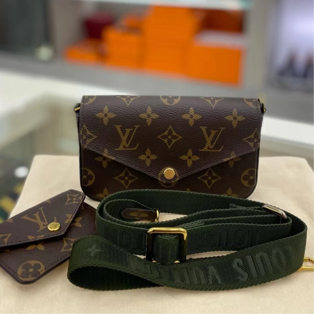 99新 LouisVuitton/路易威登 灵灵子/LV新款三合一/斜跨包