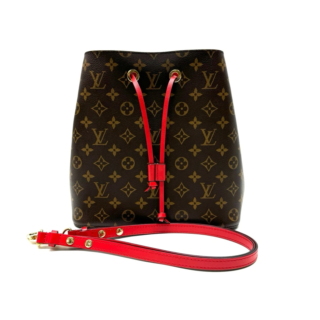 99新 LouisVuitton/路易威登 李李/LV全原红桶芯片款/单肩包