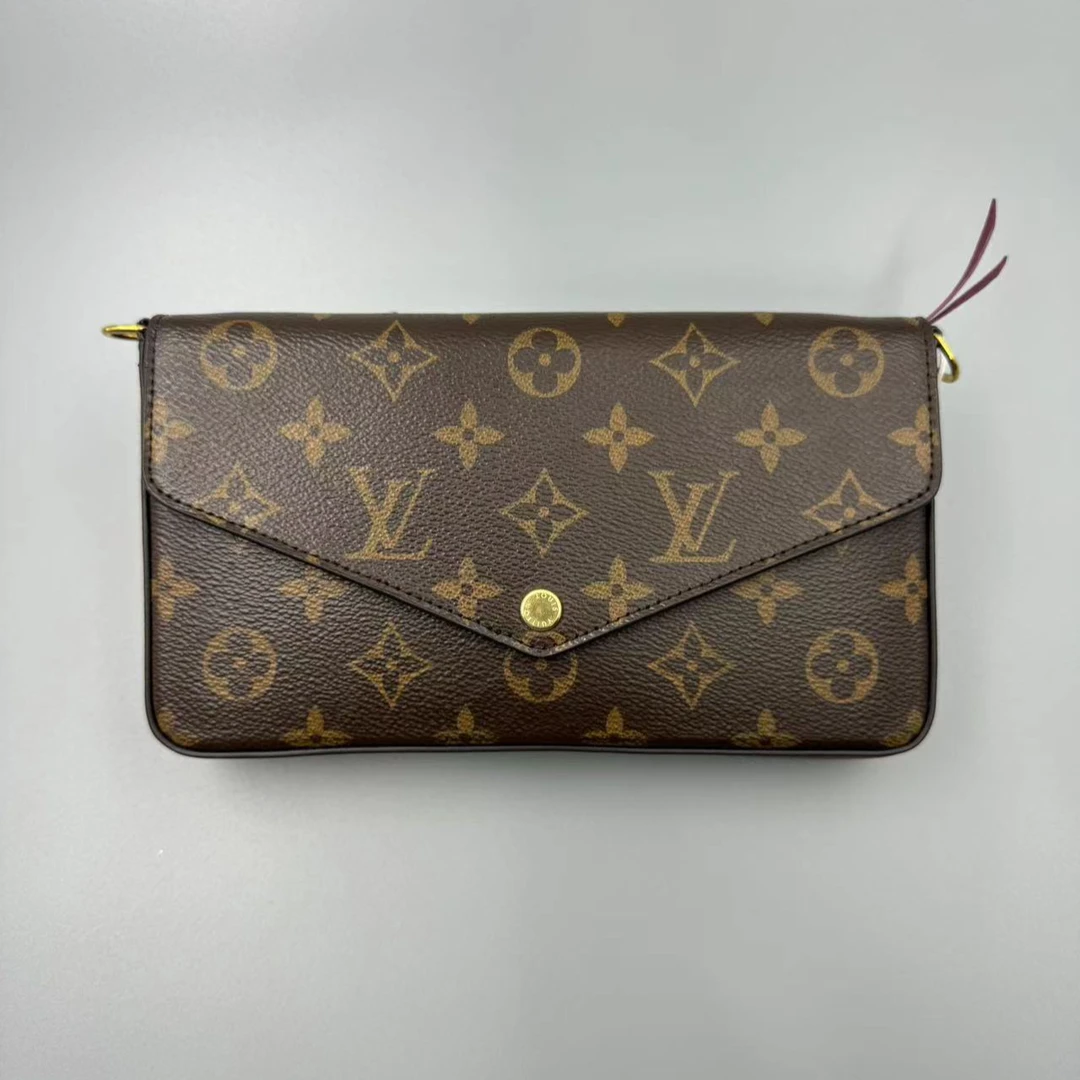 99新 LouisVuitton/路易威登 KK/LV老花三合一/无子包原链接
