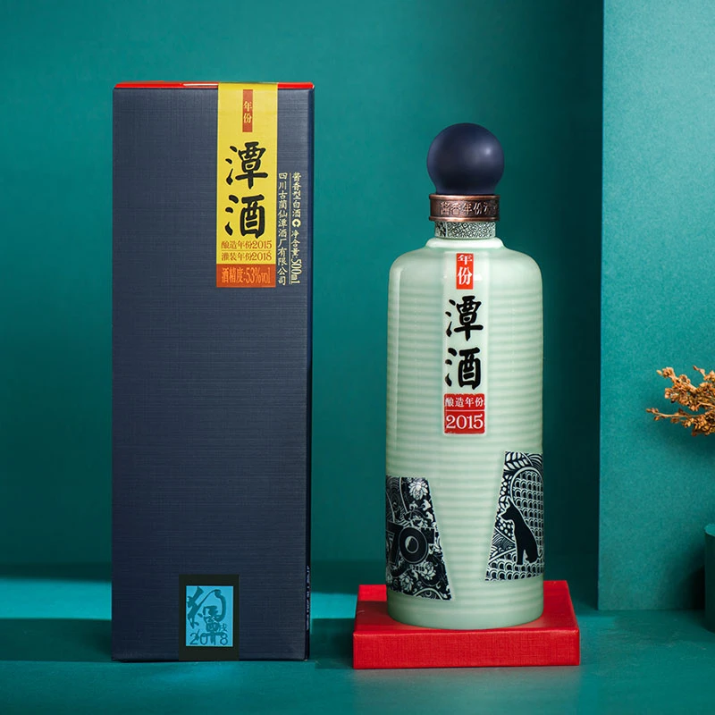 潭【达人专享】年份潭酒53度2015酱香型白酒53度