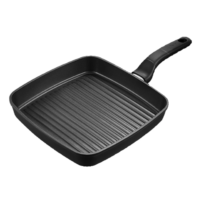 Tefal/特福方形牛排煎锅条纹平底锅不粘锅家用料理方便专业牛排锅