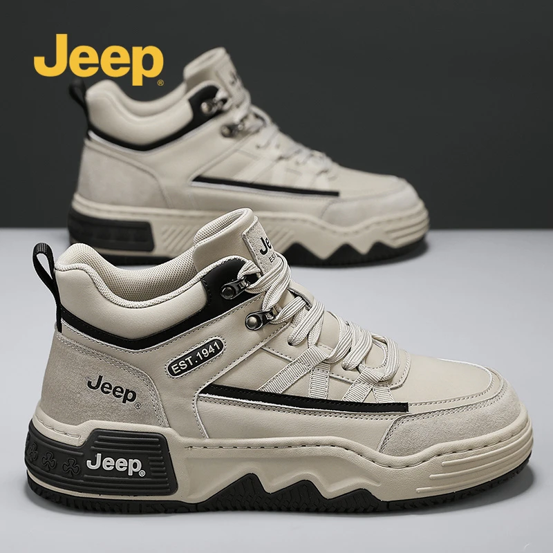 JEEP吉普男鞋2025春季新款百搭潮流时尚休闲爆款男鞋耐磨轻便鞋子